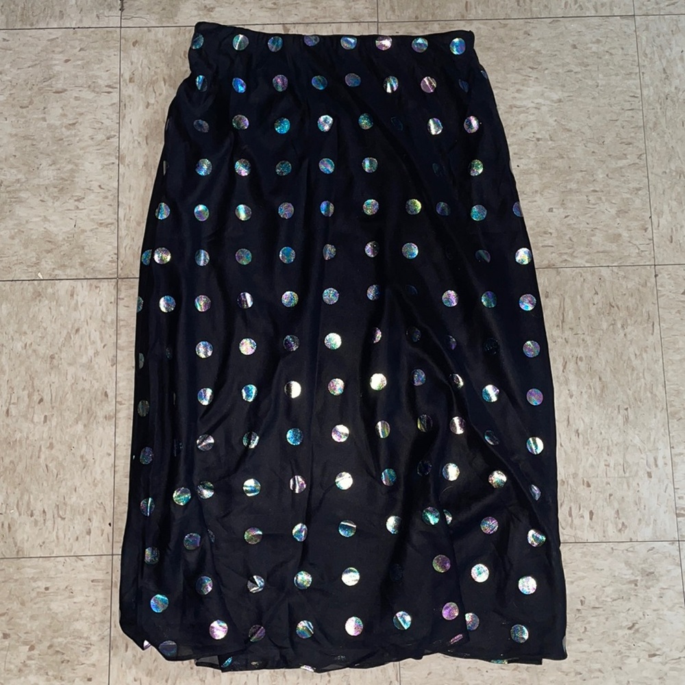 Nasty Gal Iridescent Midi Skirt